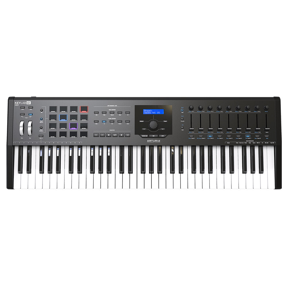 MIDI клавиатуры / MIDI контроллеры Arturia KeyLab mkII 61 Black