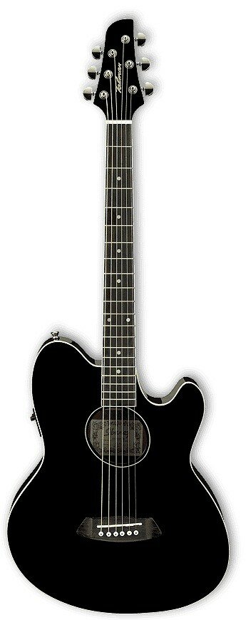 Ibanez TCY10E-BK Black High Gloss электроакустическая гитара, цвет черный глянцевый