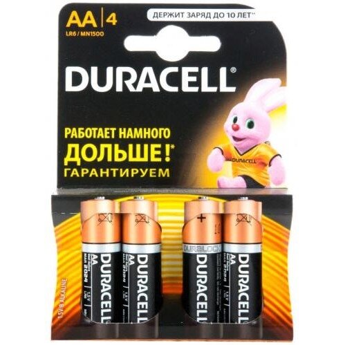 DURACELL LR6-4BL BASIC CN (48/192/18816) (4 шт в уп-ке)