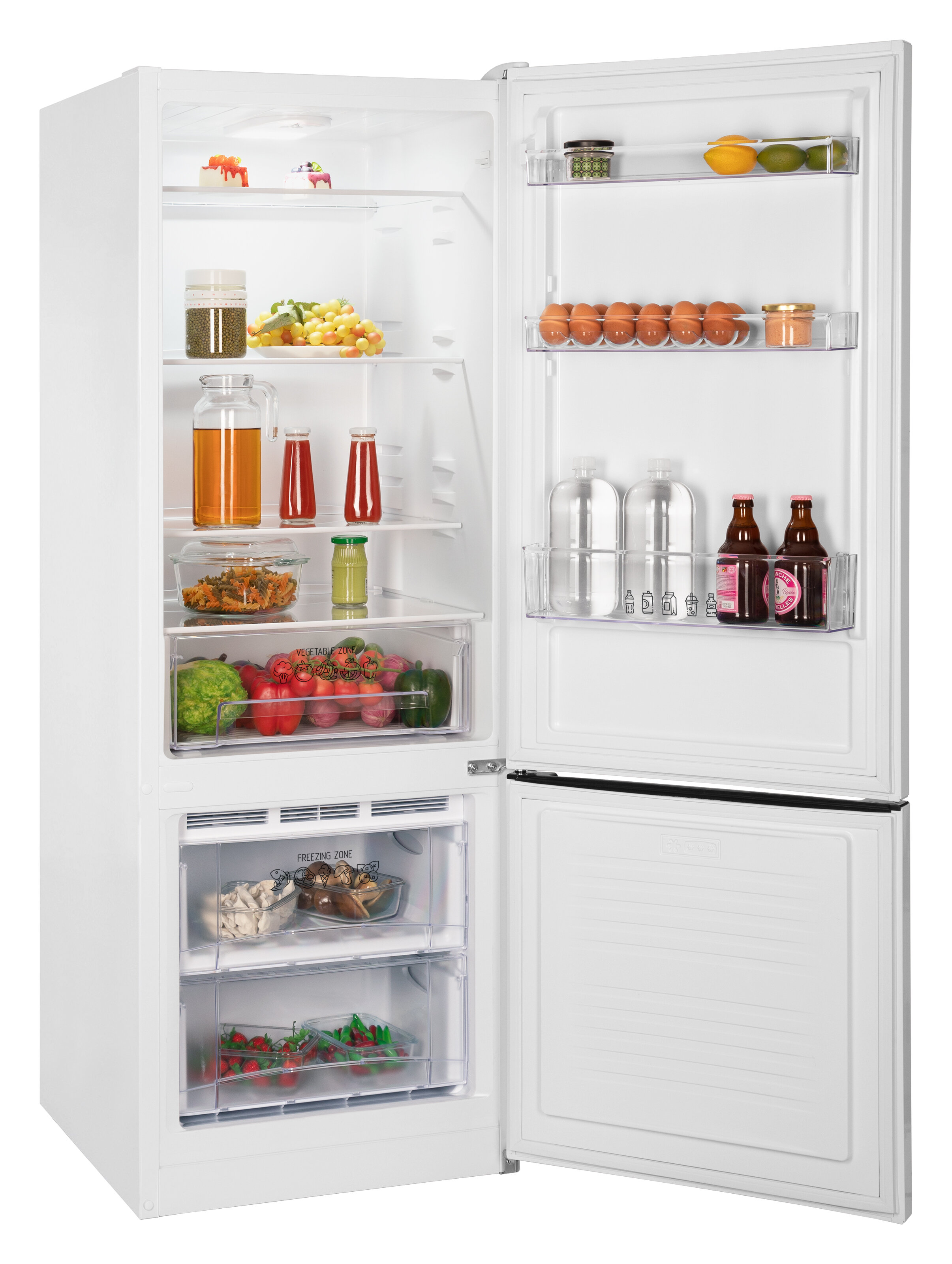 Холодильник NORDFROST NRB 122 W двухкамерный 275 л 166 см высота белый