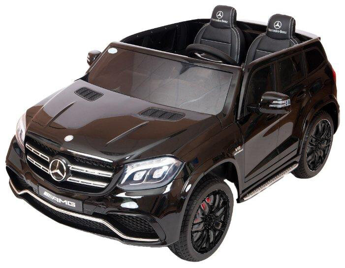 Внедорожники и джипы Harley Bella Детский электромобиль Mercedes Benz GLS63 LUXURY 4x4 12V 2.4G - Black - HL228-LUX-B