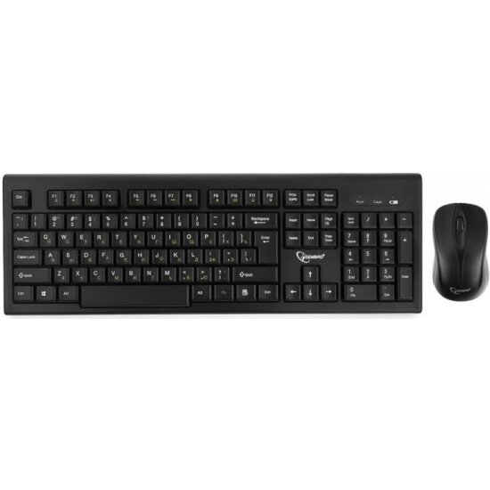 Комплект клавиатура и мышь GEMBIRD KBS-8002 черный