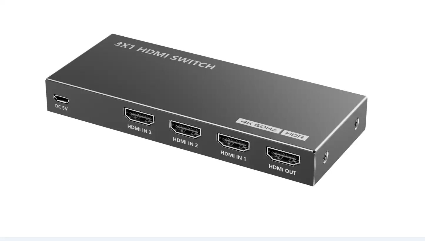 Переключатель HDMI 3x1 4K @ 60 Гц HDR Lenkeng LKV301HDR-V3.0