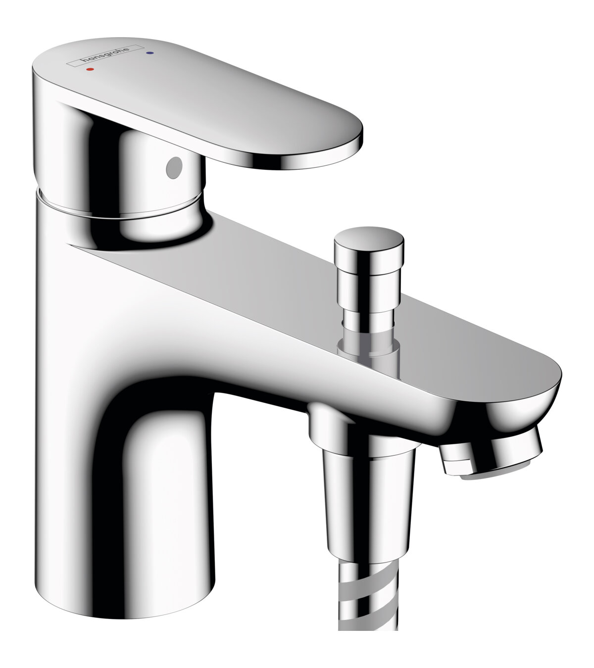 Смеситель на борт ванны Hansgrohe Vernis Blend Monotrou, с переключателем, хром 71446000