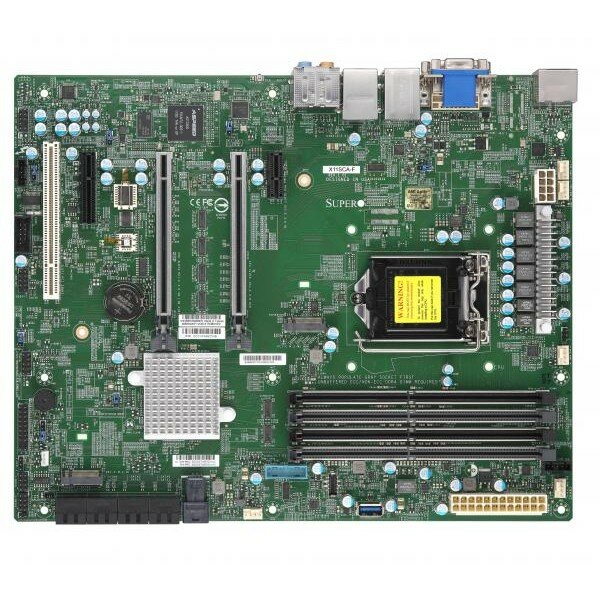 Supermicro MBD-X11SCA-F-O ATX, LGA1151v2, iC246, 4xDDR4, 8xSATA, 2x1GbE, IPMI, VGA