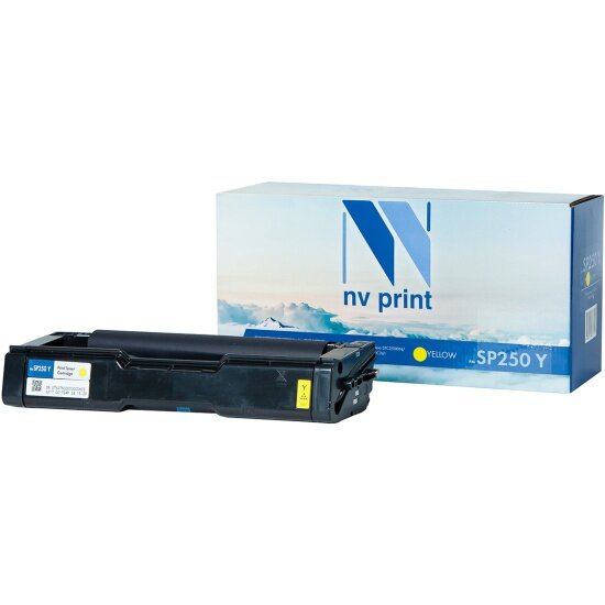 Тонер-картридж NV Print совместимый NV-SP250 Yellow для Ricoh Aficio SPC250DN/SPC260/SPC261 (1600k)