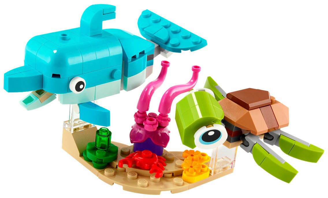 Конструктор Lego Creator Дельфин и черепаха 31128