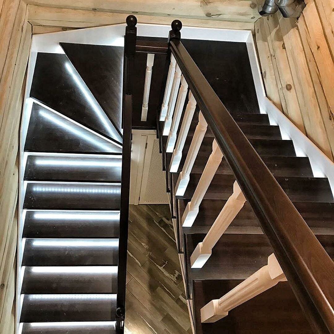 Подсветка лестницы до 16 ступеней серии Light/16W, черный - 3 - фотография № 6