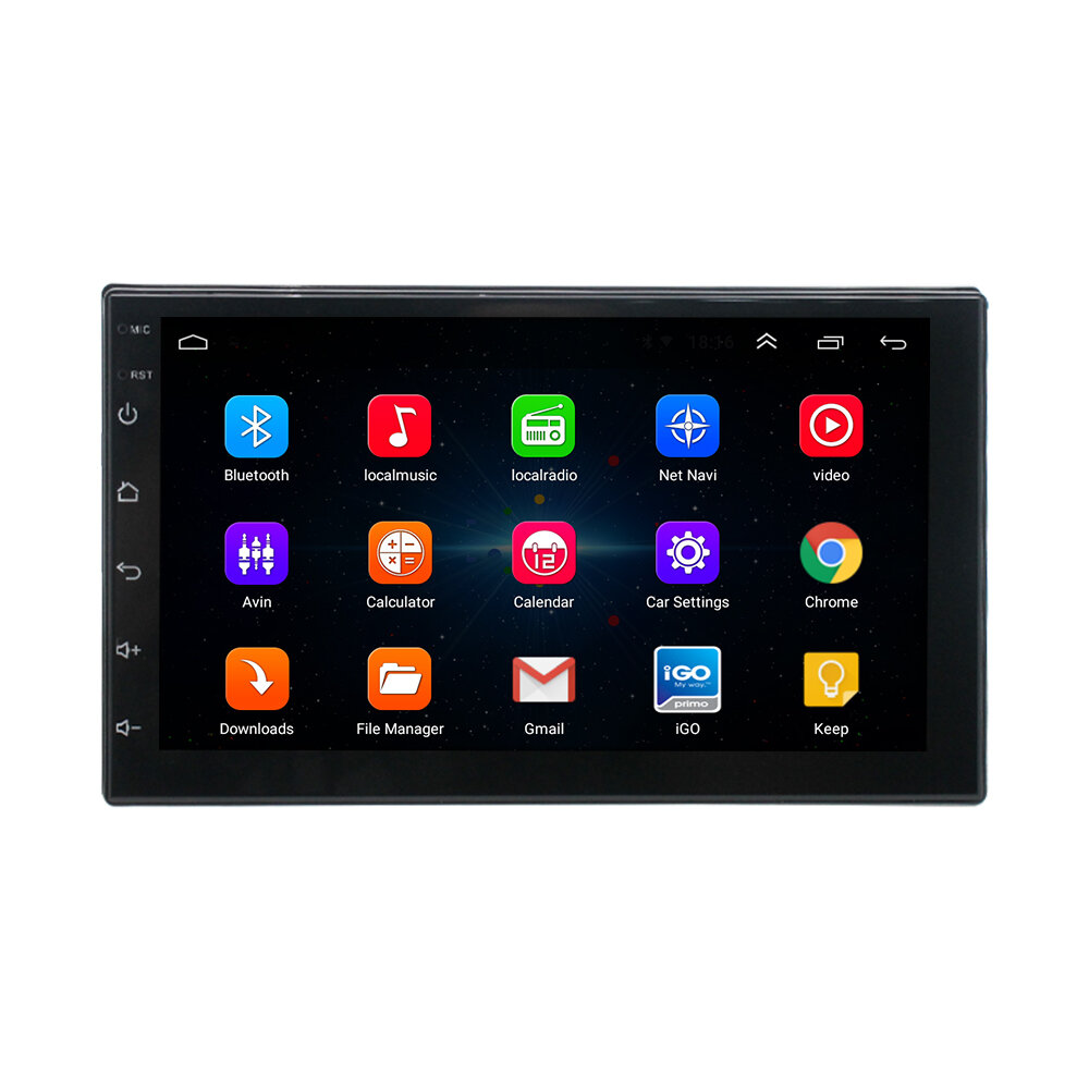 Автомагнитола Roadrunner 2Din на Android, 1+16 Gb, сенсорный экран 7", FM, Bluetooth, GPS