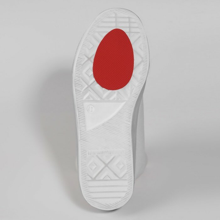 Накладки для обуви противоскользящие, с протектором, на клеевой основе, пара, цвет красный - фотография № 5