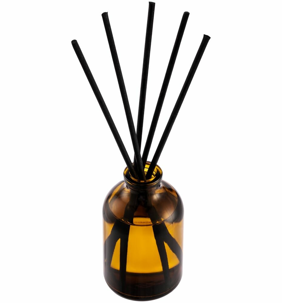 фото Ароматизатор воздуха Savor Flavor, ванильный купаж, тубус: диаметр дна 5 см; высота 18,5 см; флакон: диаметр дна 4 см, высота 8 см, диффузор - стекло, палочки из файбера; тубус - картон