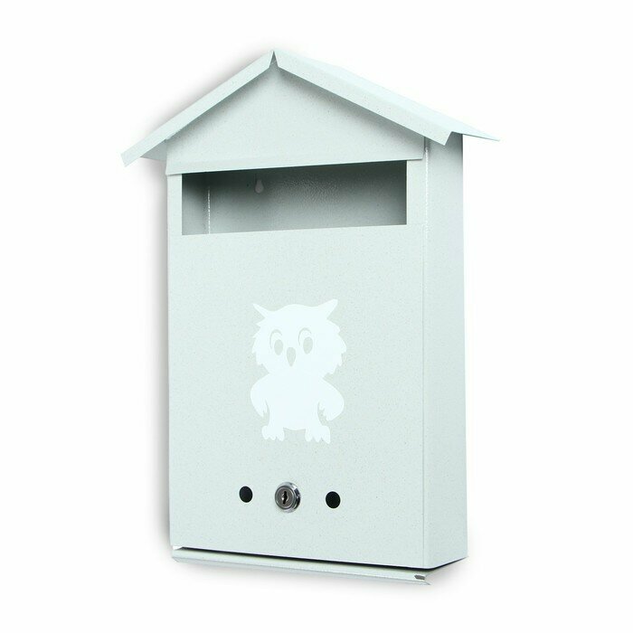 Ящик почтовый с замком, вертикальный, "Домик", серый./В упаковке шт: 1 - фотография № 5