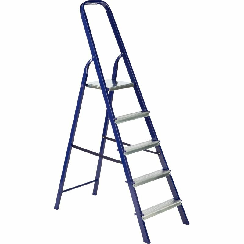 фото Стремянка стальная 5 ступеней TOPFORT