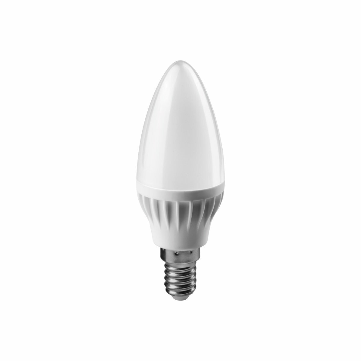 Лампа светодиодная LED матовая Онлайт, E14, C37, 8 Вт, 4000 K, холодный свет