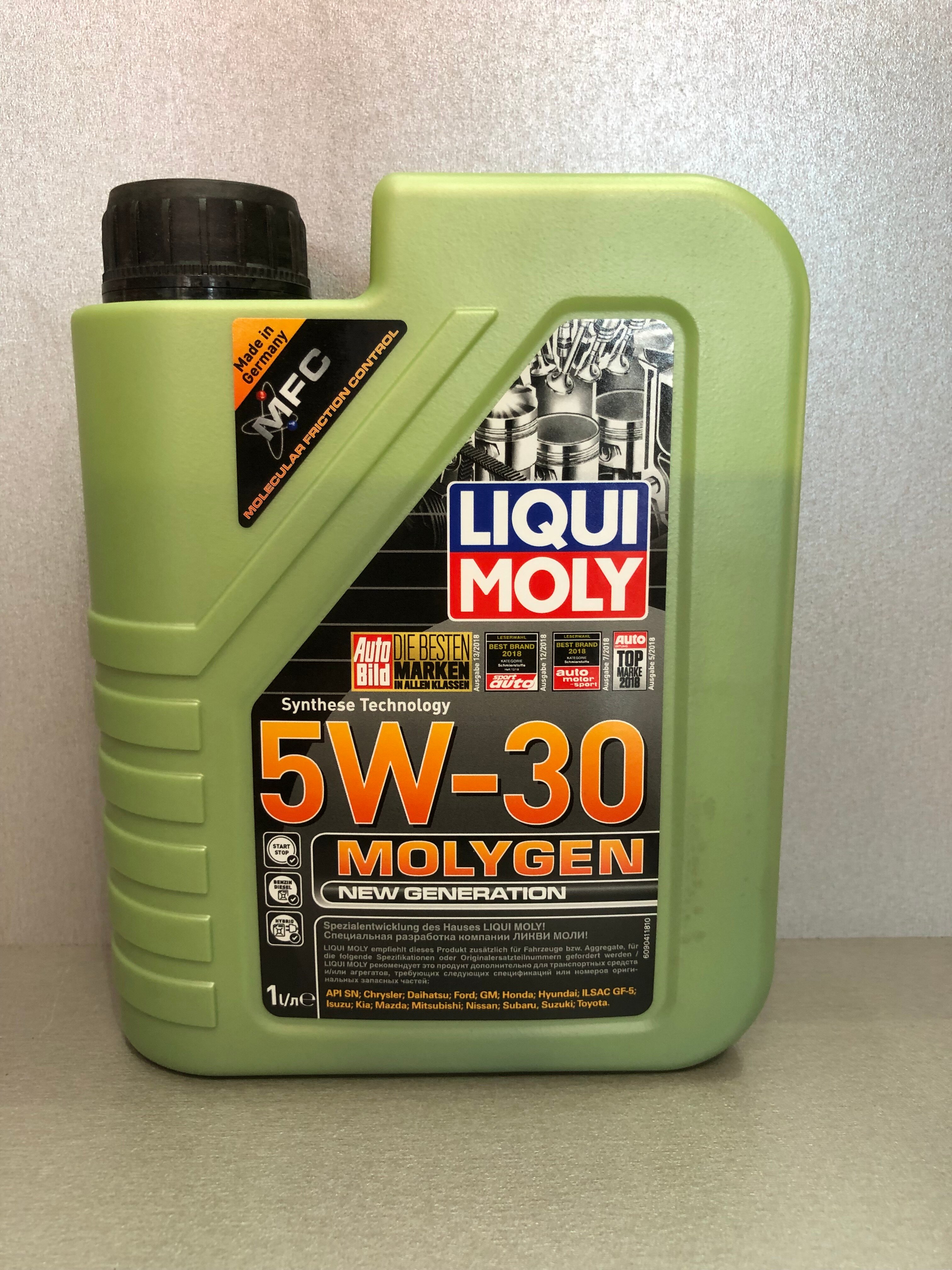 Масло моторное Liqui Moly Molygen New Generation 5W-30 1л синт. API SN/CF