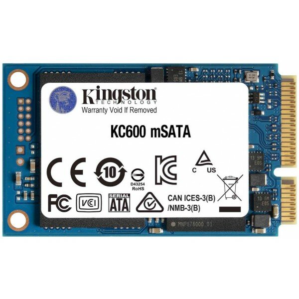 Накопитель SSD mSATA SSDMSATA 512GB KC600 SKC600MS/512G KINGSTON