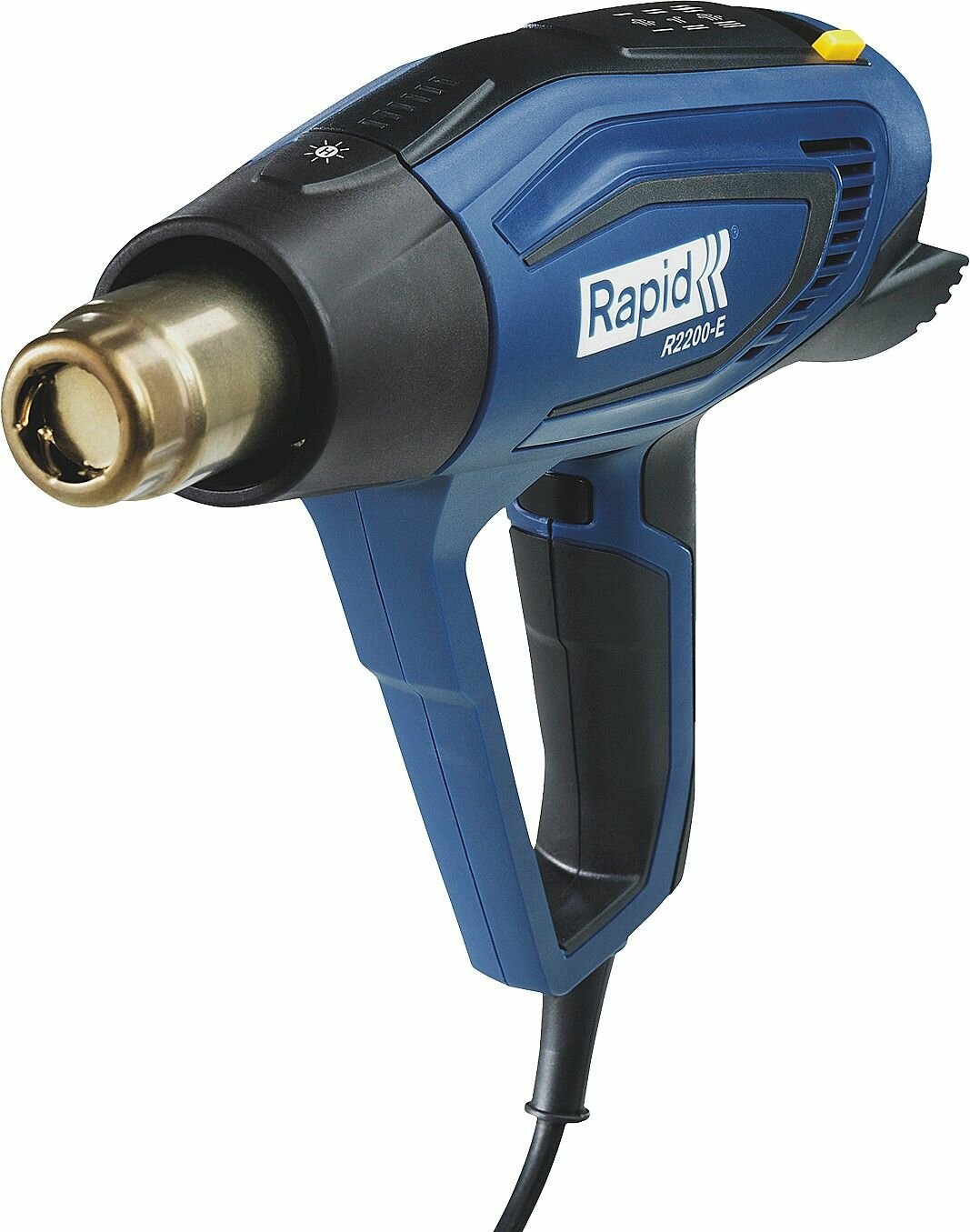 RAPID R:Hot Air Gun фен строительный 2200 Вт. Регулировка температуры: 60-650 °C. Расход воздуха: 250-500 л/мин. Светодиодная индикация нагрева., 5001