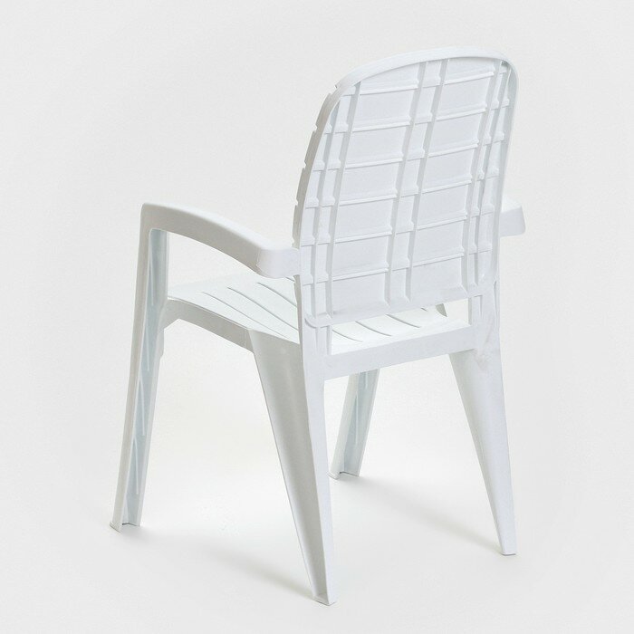 Набор садовой мебели Прованс белый, 2 кресла + стол - фотография № 7