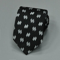 Классический черно-белый галстук Christian Lacroix 836235