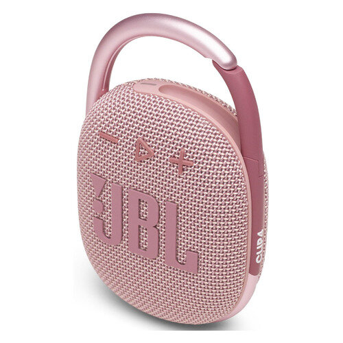 Портативная колонка JBL Clip 4, 5Вт, розовый [jblclip4pink]