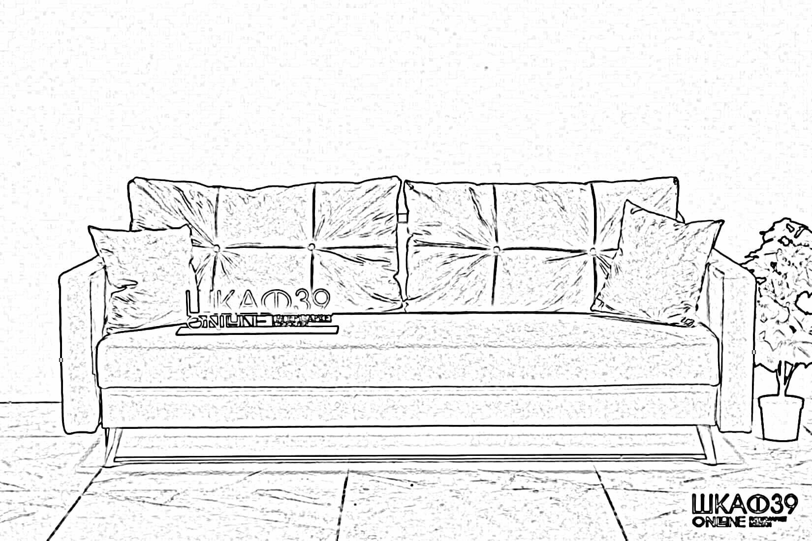 Ингвар диван прямой Remy 81 (5 кат) - фотография № 1