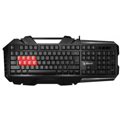 Клавиатура A4Tech B3590R Gamer LED Black-Grey USB