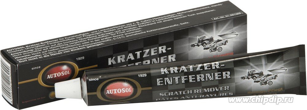 Autosol для пластиковых изделий "Kratzer Entferner" 75 мл, Паста - полироль