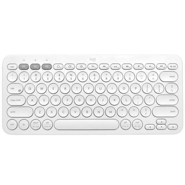 Клавиатура беспроводная Logitech Wireless Bluetooth Multi-Device Keyboard K380 White (920-009589)