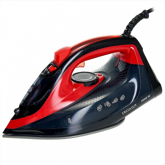 Утюг Delta Lux DE-3000 Black-Red