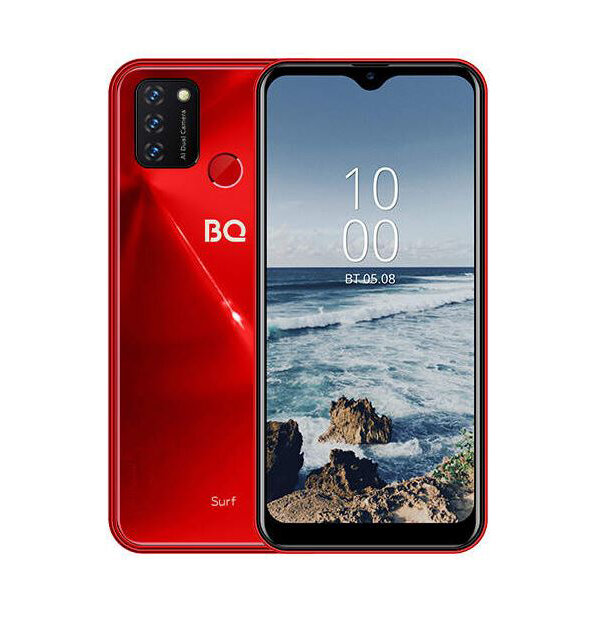 Смартфон BQ 6631G SURF RED (2 SIM, ANDROID)