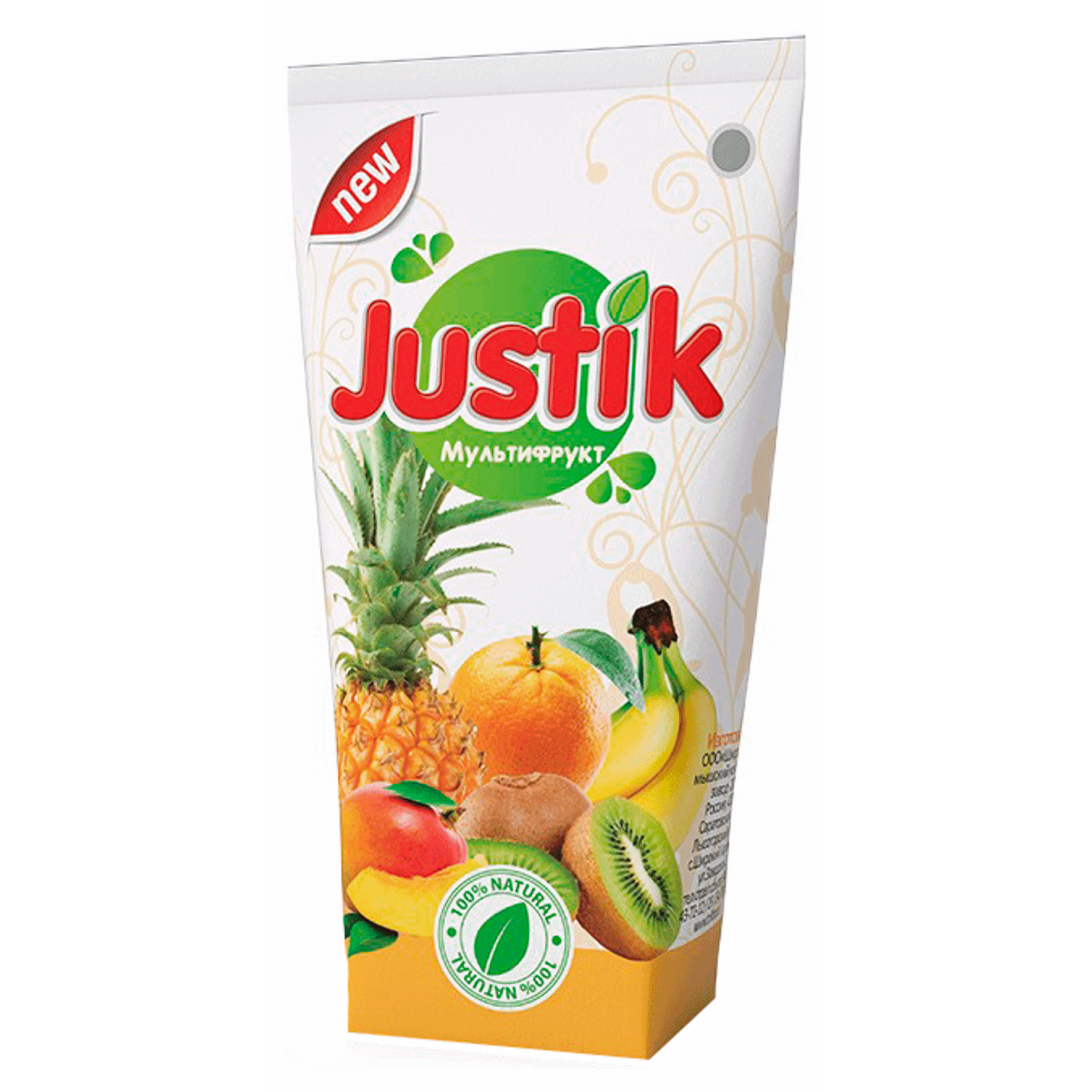 Мультифруктовый нектар Justik 0,2л 10шт