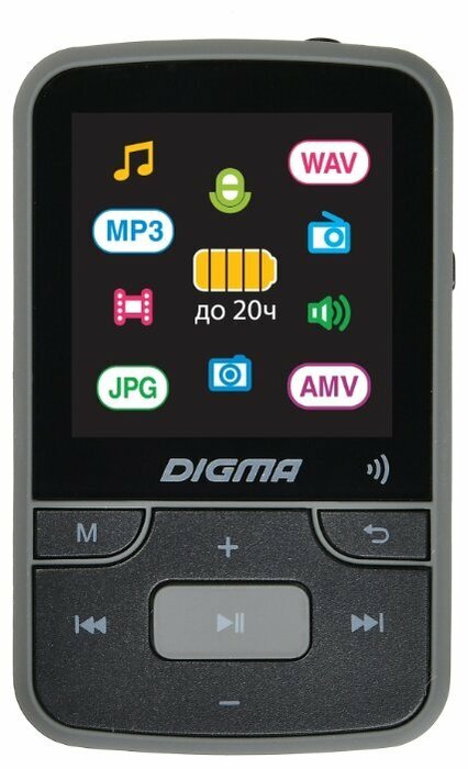 DIGMA Z4 BT 16Gb черный Плеер