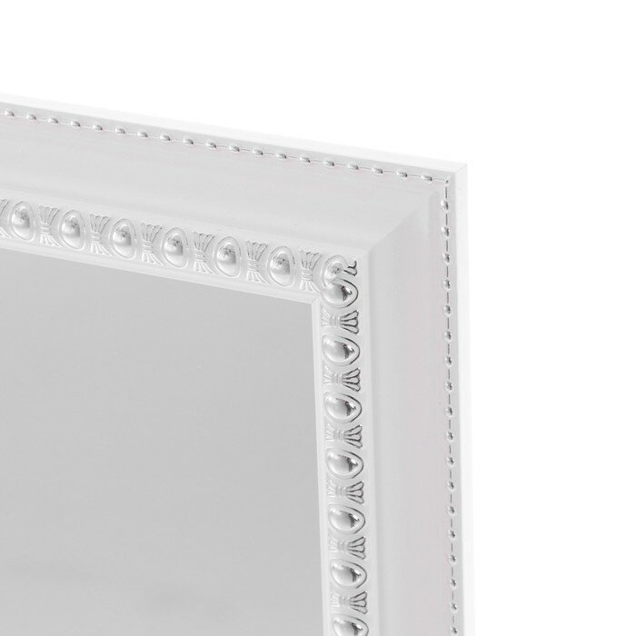 Зеркало настенное «Медальон», белое, 60×110 cм, рама пластик, 43 мм - фотография № 2