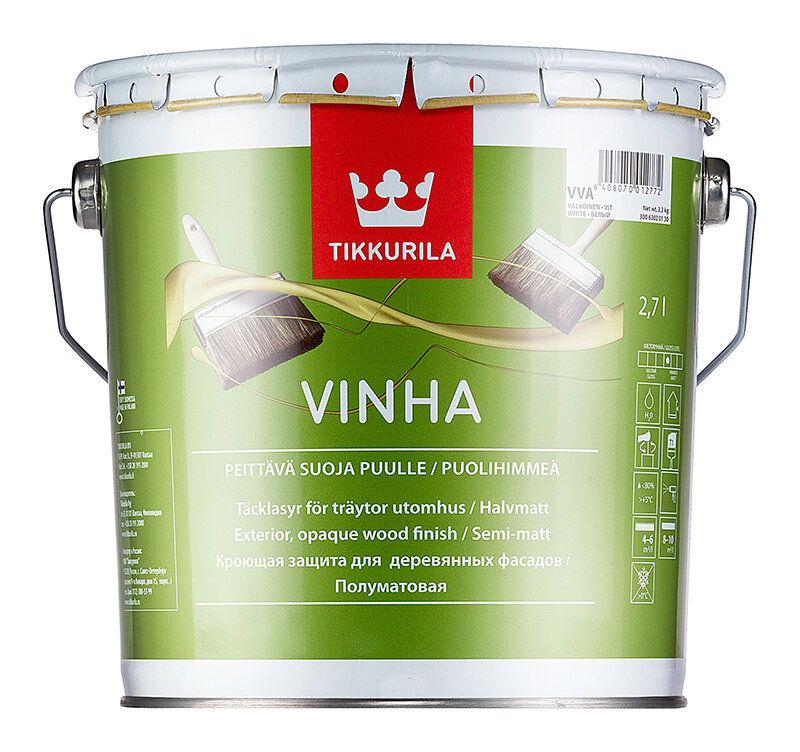 Tikkurila Vinha кроющий антисептик 2.7 литров