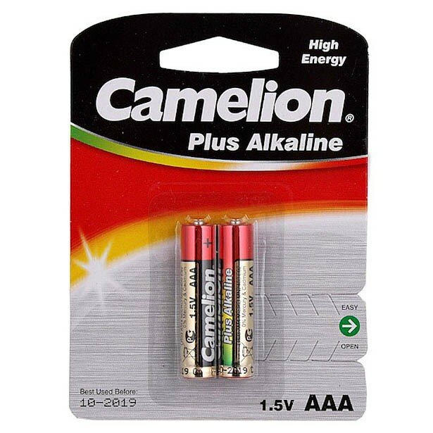 Батарейка LR03ААА Camelion Plus Alkaline BL-2 1.5V 2шт