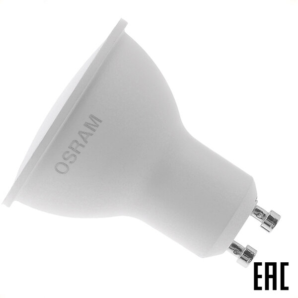 Лампа 7Вт 81616 LVPAR1660 7SW/865 230V GU10 560Лм 6500K светодиодная PAR16 дневной свет OSRAM