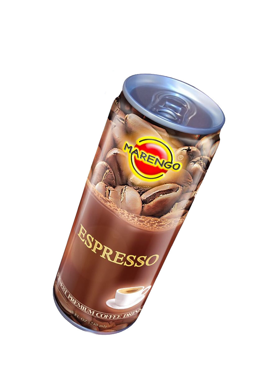 Кофейно-молочный напиток MARENGO Эспрессо , ж/б, 240 мл. 2шт