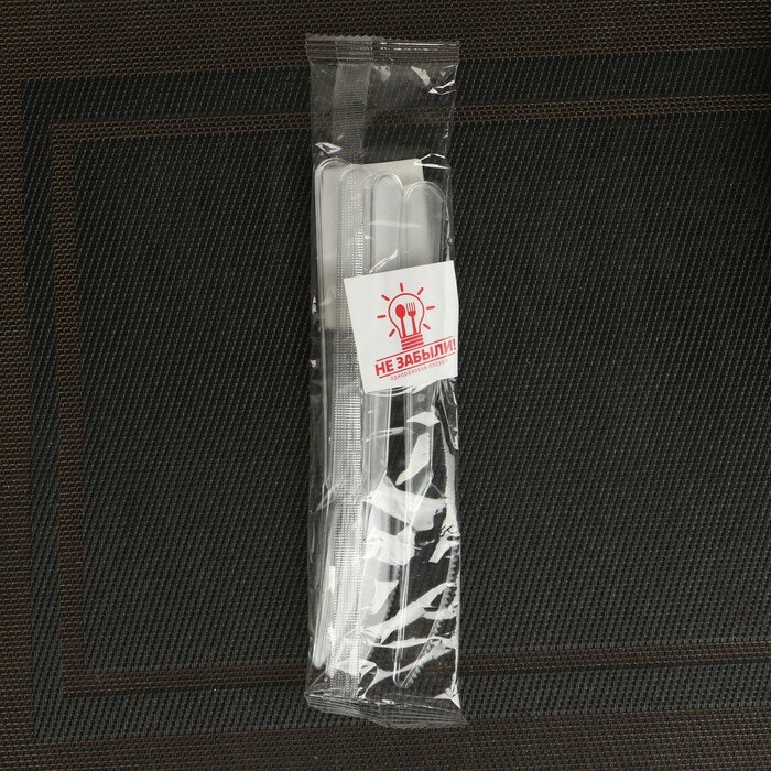 Нож одноразовый 18 см "Премиум", цвет прозрачный, набор 6 шт/уп. - фотография № 7
