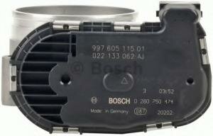 Патрубок дроссельной заслонки Bosch 0280750474 Ford: CD339E926AA CD339E926BA. Porsche: 99660511501 99760511501. Vag: