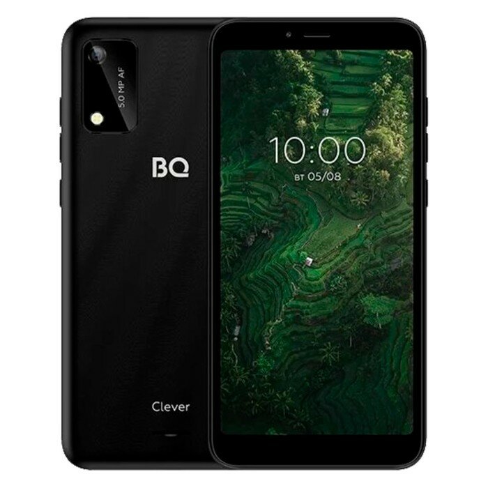 Смартфон BQ 5745L Clever, 5.7", IPS, 2 sim, 1Гб, 32Гб, 5 Мп, microSD, 2700 мАч, черный