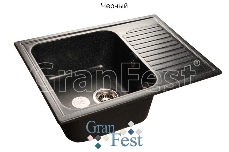 Мойка кухонная GranFest STANDART GF-S645L черный