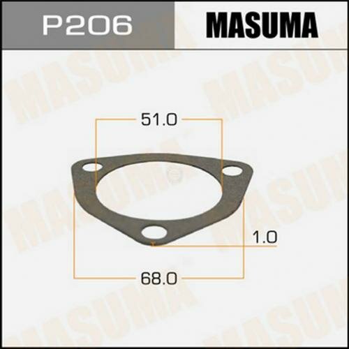 Прокладка термостата masuma p-206 Masuma P206 Nissan: 21200-05D02 21200-58G04