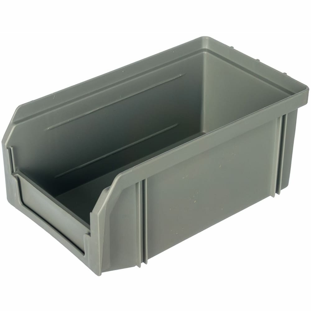 Пластиковый ящик Стелла-техник 172х102х75мм, 1 литр, V-1-серый
