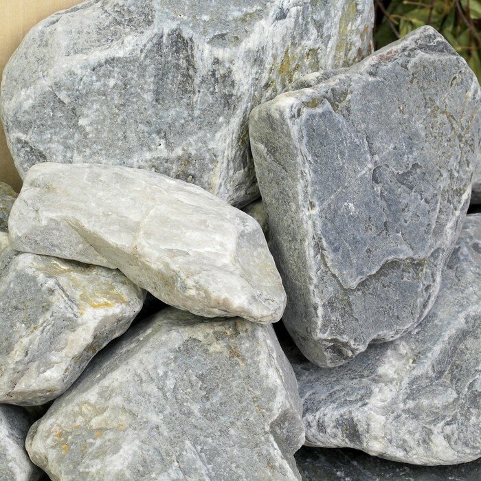 Камень для бани "Кварцит" обвалованный, коробка 20кг, фракция 70-120мм, "Добропаровъ" - фотография № 3