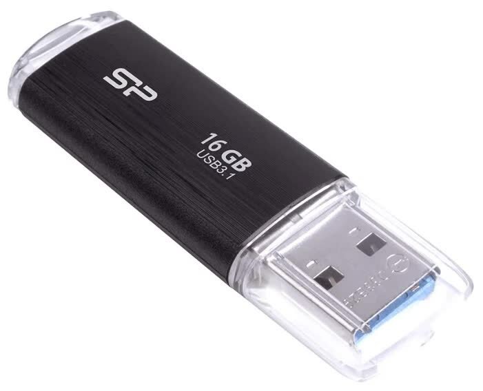 Флешка Silicon Power 16Gb Blaze B02 SP016GBUF3B02V1K USB3.0 Black