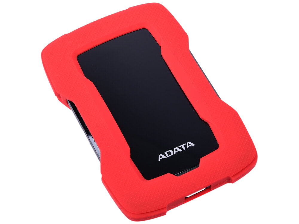 Внешний жесткий диск A-DATA DashDrive Durable HD330, 1Тб, красный [ahd330-1tu31-crd] - фото №4