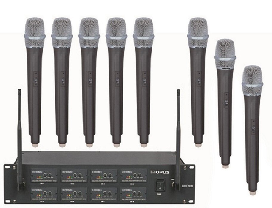 Радиосистема Opus UHF 808HH с 8 микрофонами