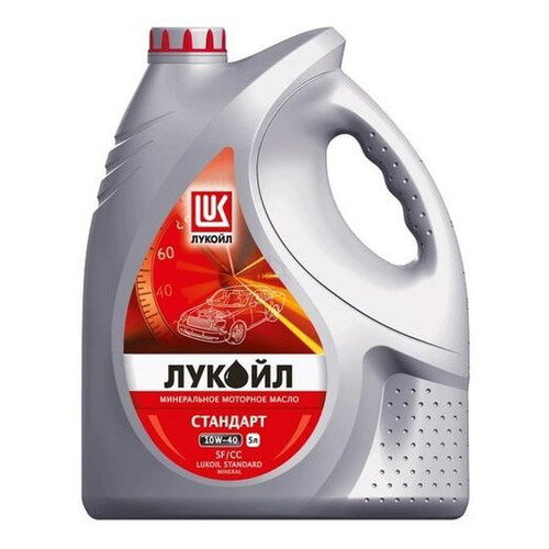 Моторное масло LUKOIL Стандарт, 10W-40, 5л, минеральное [19186]