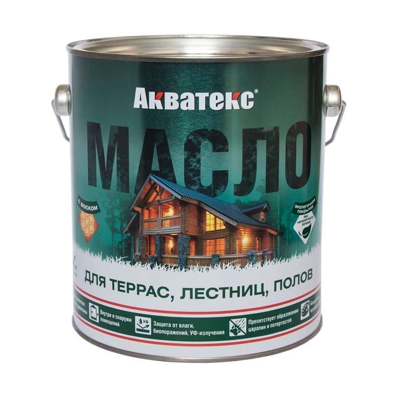 Масло АКВАТЕКС Масло для террас лестниц и полов