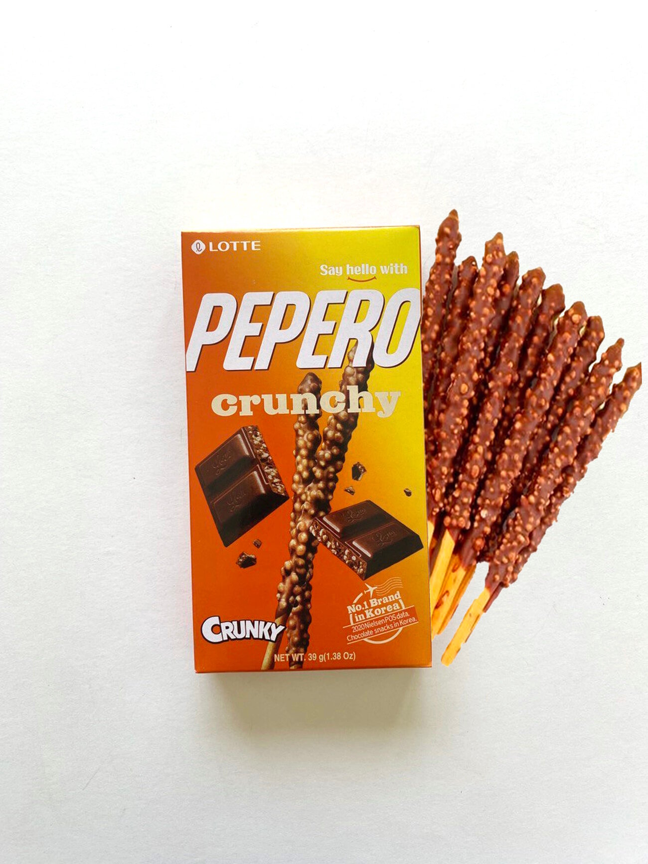 Соломка PEPERO CRUNKY, 3 штуки по 39 грамм - фотография № 2